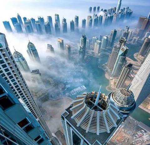 عکسهای نفسگیر از نوک بلندترین برج های دنیا