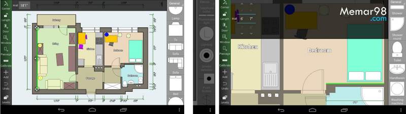 اپلیکیشن طراحی پلان floor plan creator